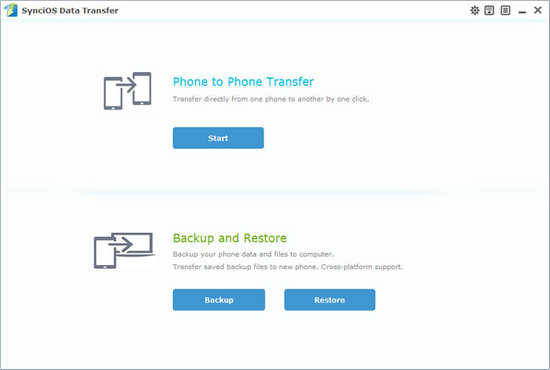 SynciOS Data Transfer