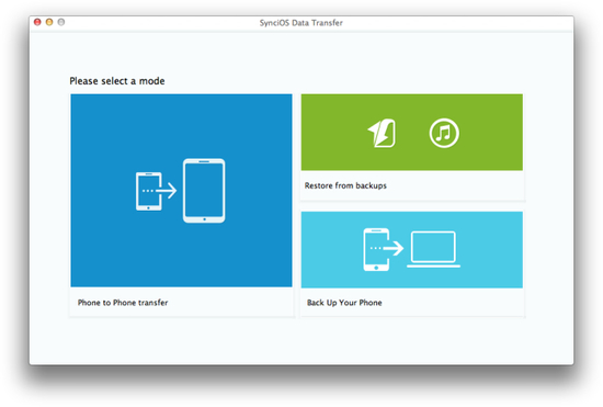 SynciOS Data Transfer for Mac