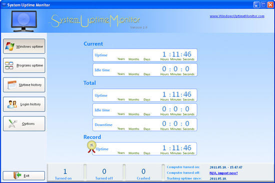 System Uptime Monitor