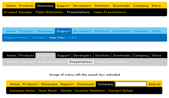 Tab Menu