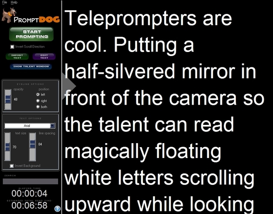 Teleprompter Software