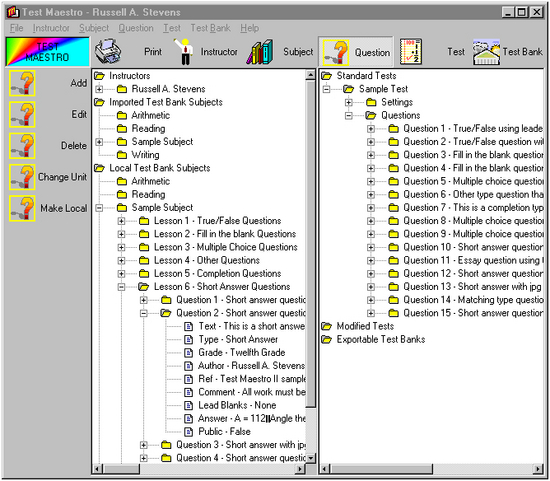 Test Maestro II