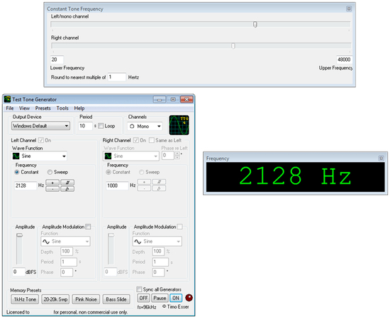 Test Tone Generator