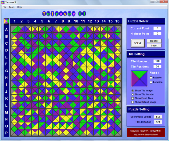 Tetravex II Puzzle Solver