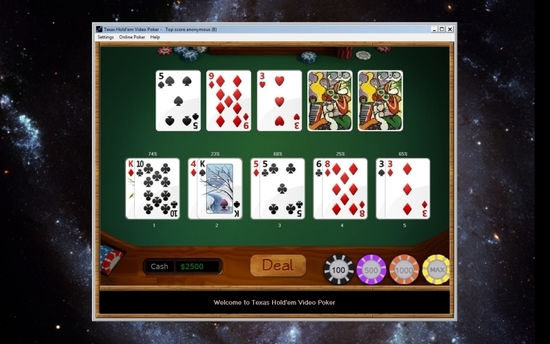 Texas Holdem Video Poker