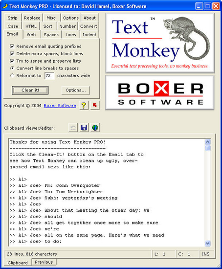 Text Monkey Lite