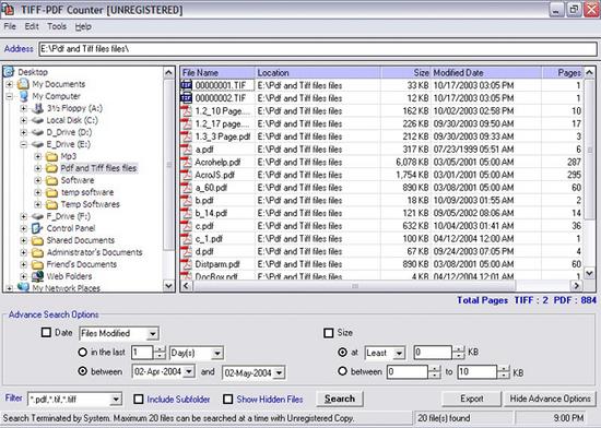 Tiff PDF Counter