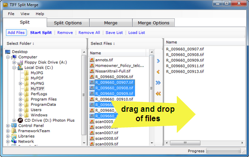 TIFF Split Merge