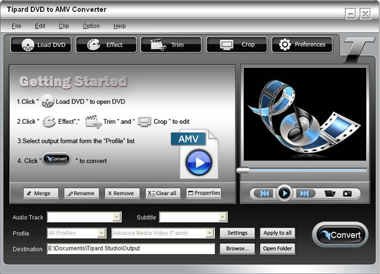 Tipard DVD to AMV Converter