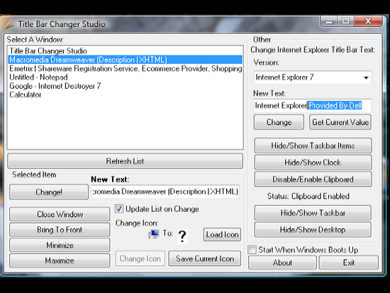 Title Bar Changer Studio