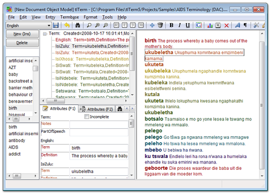 tlTerm Terminology Software