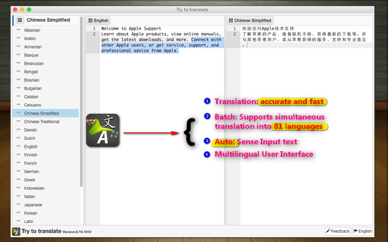 Try to translate for Linux