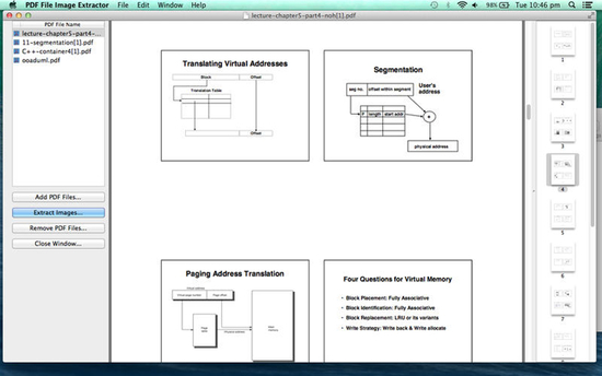 USL PDF File Image Extractor