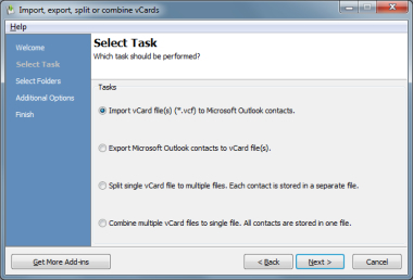 vCard Import-Export for Outlook