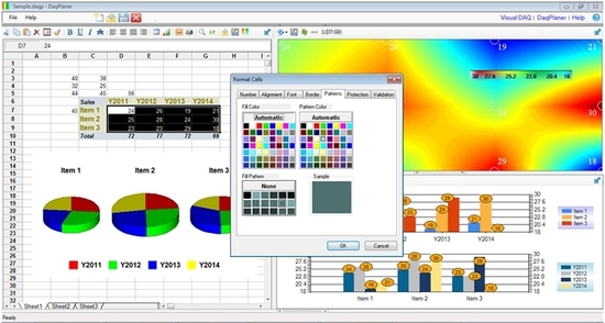 Visual DAQ DaqPlaner - 2D Data Analytics