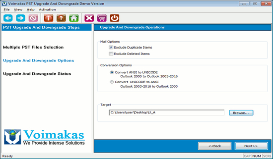 Voimakas PST Upgrade and Downgrade