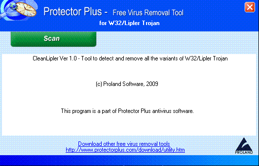 W32/Lipler Trojan Removal Tool.