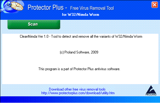 W32/Nimda Worm Removal Tool.