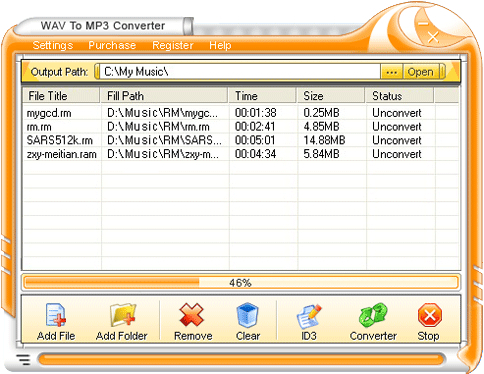 WAV To MP3 Converter