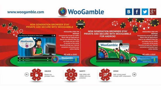 WooGamble Free VPN Browser