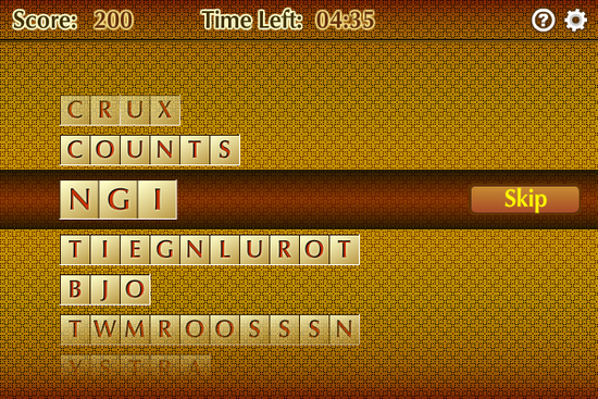 Word Scramble III