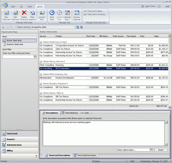 WorkCentrics for Microsoft Office