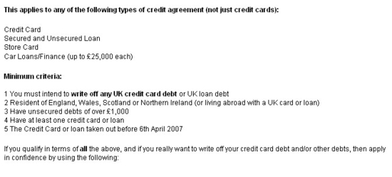 Write Off My Credit Card Debts