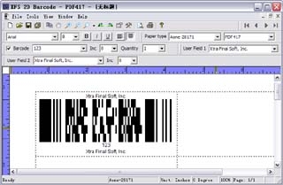 XFS 2D Barcode