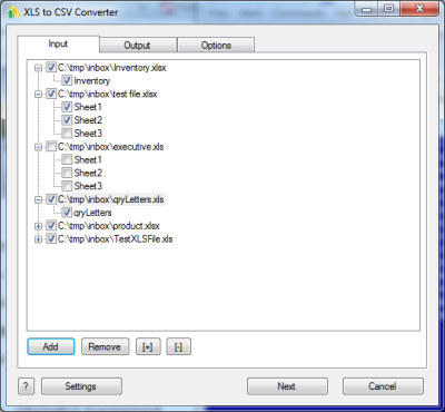 XLS to CSV Converter