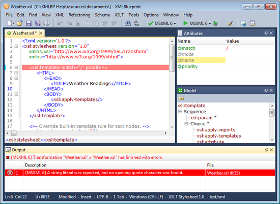 XMLBlueprint XML Editor