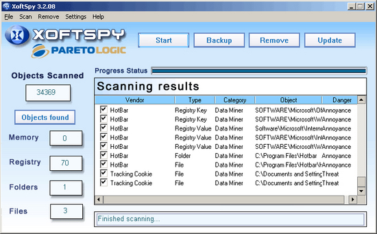 XOFTSPY - Spyware Remover