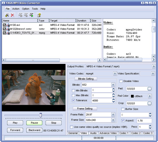 YASA MP4 Video Converter