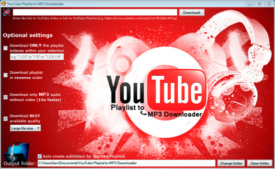 YouTube Playlist to MP3 Downloader