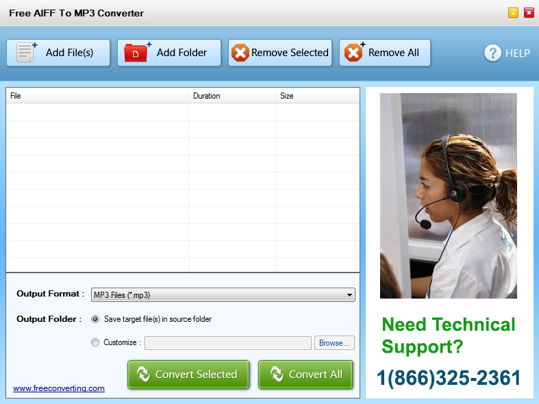 aiff to mp3 online converter