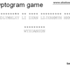 Crypto-gram words puzzle