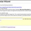 Dynamic Image Resize Wizard