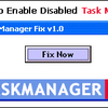 Enable Task Manager