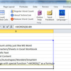 Excel Word Count
