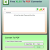 Free XLSX to PDF Converter