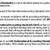 International Accounting Standards