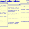 Key words perception Speed reading