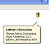 Laptop Battery Power Monitor