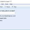 Linkjobs scraper