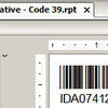 Native Crystal Reports Code 39 Barcode