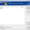 PDFBat PDF to Excel Converter