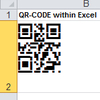 QR Code | Data Matrix 2D Font for Excel