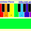 Rainbow piano for kids