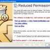 Reduced Permissions