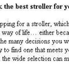 Stroller Reviews