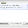Word2EXE - Word to EXE